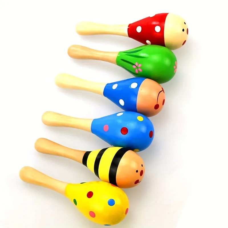 Mini Wooden Sand Hammer Percussion for Music Education