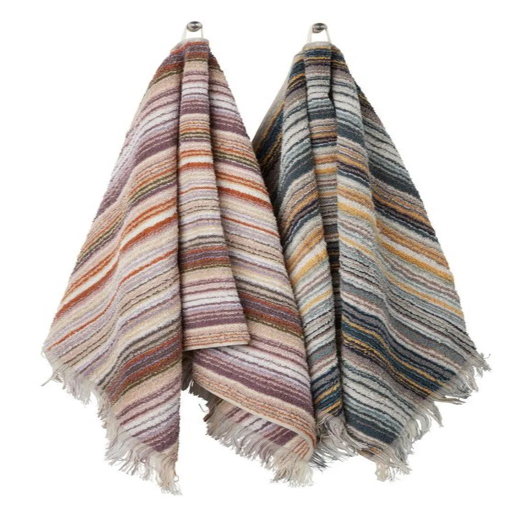 Multi Lines 3 Piece Imported Bath Towel Set