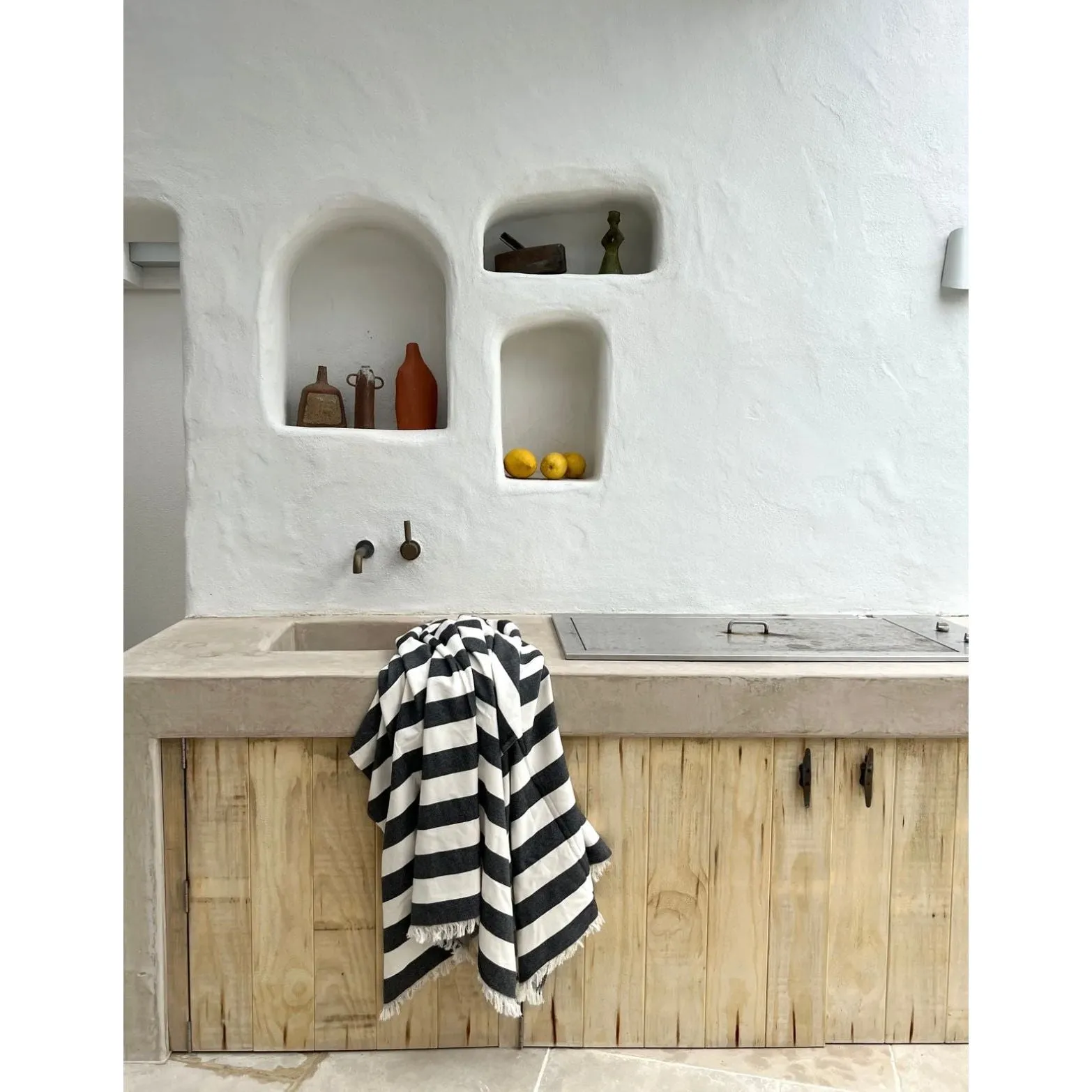 Mykonos xl stripe towel