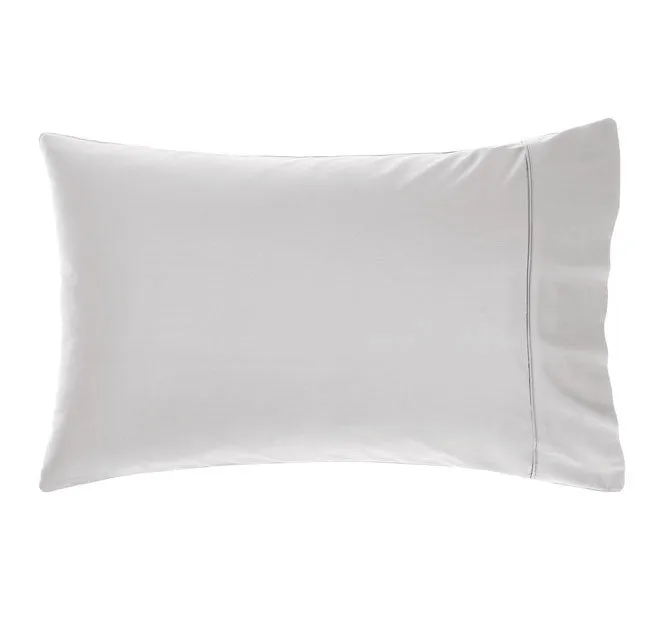 Nara 400THC Bamboo Cotton Standard Pillowcase Silver