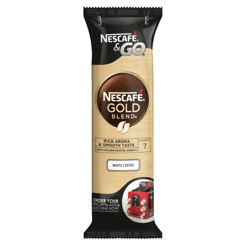 Nescafé & Go Gold Blend White Coffee, 8 Cups x 7.2g