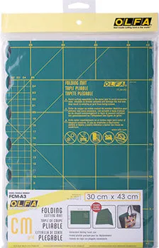 OLFA FOLDING MAT FOR ROTARY CUTTERS 450X320X2.0MM MAT FCM-A3