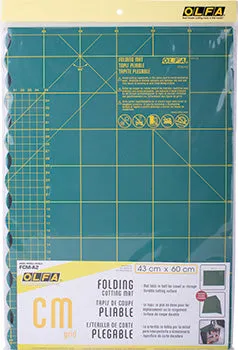 OLFA FOLDING MAT FOR ROTARY CUTTERS 630X450X2.5MM MAT FCM-A2