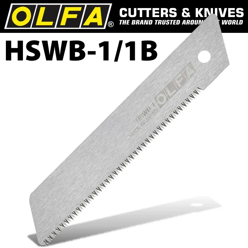 OLFA OLFA 25MM SAW BLADE BLISTER PACKED 1/PACK 18MM BLA HSWB-1