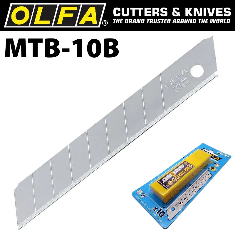 OLFA OLFA BLADES 12.5MM MEDIUM BLADE 12.5MM BLA MTB10B