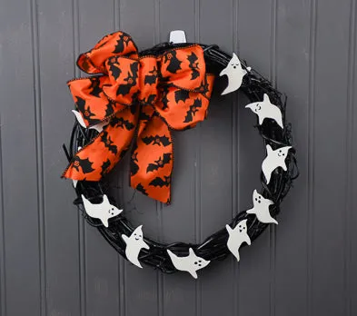 Original Sculpey®  Friendly Ghost Halloween Wreath