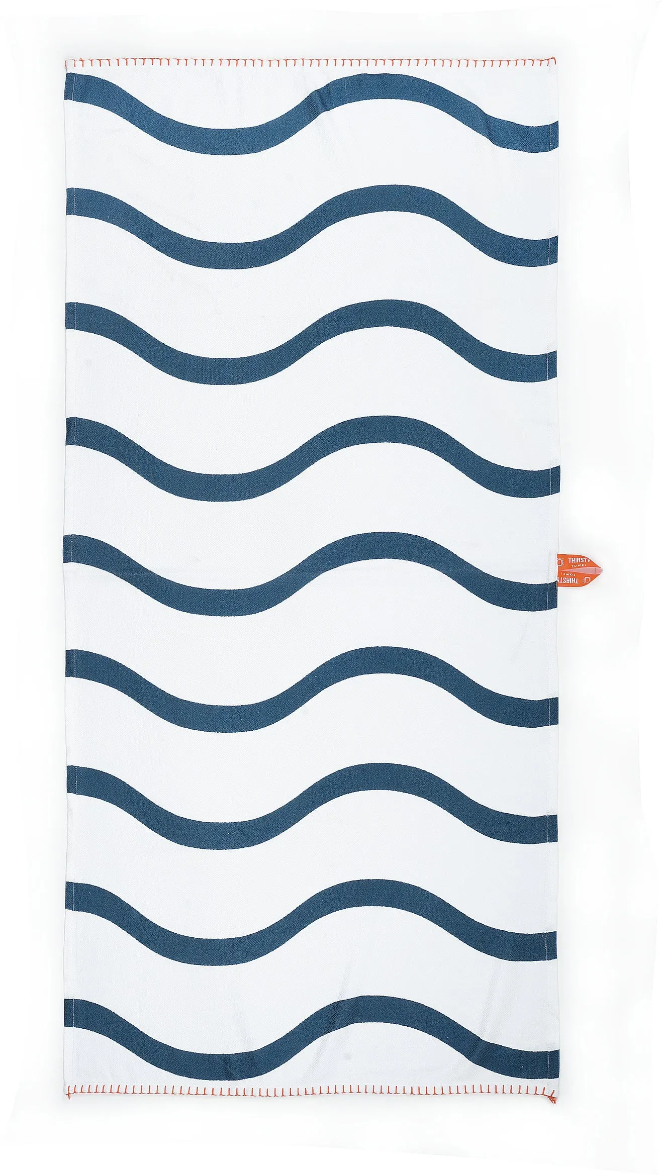 Pack of 2 - Bamboo Bath Towel - Twlight Wave   Gingko Garden