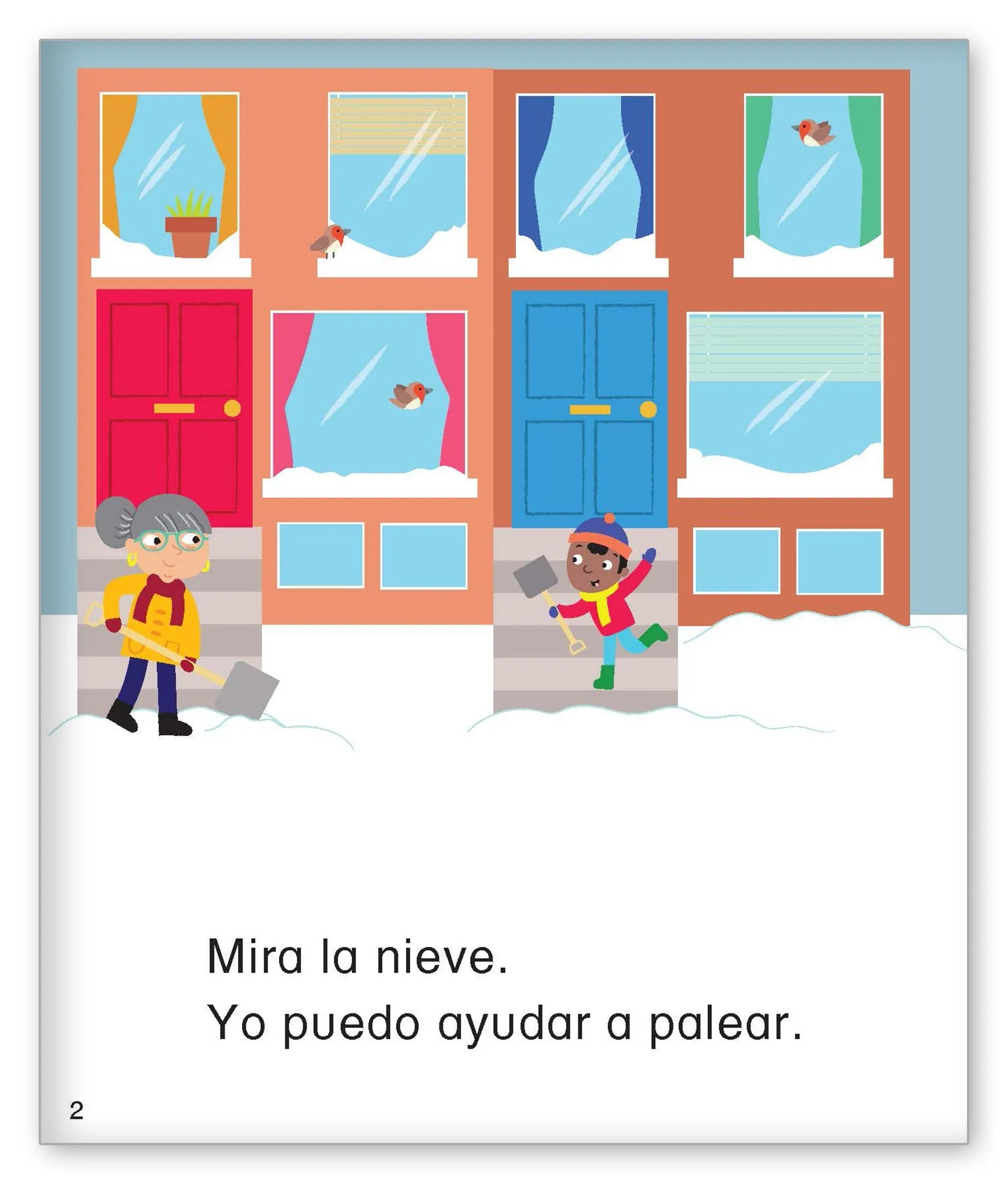 Palear la nieve