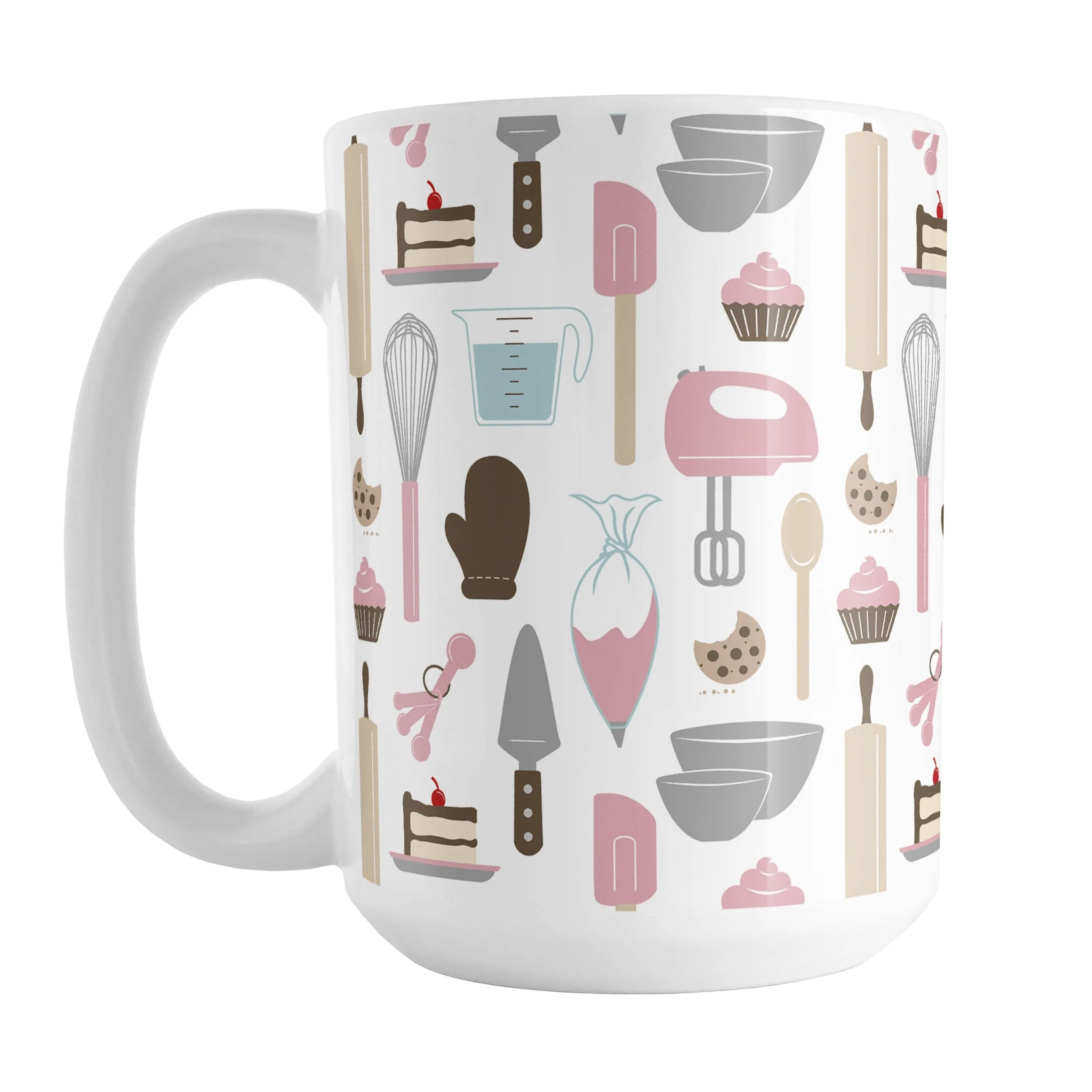 Pink Baking Pattern Mug