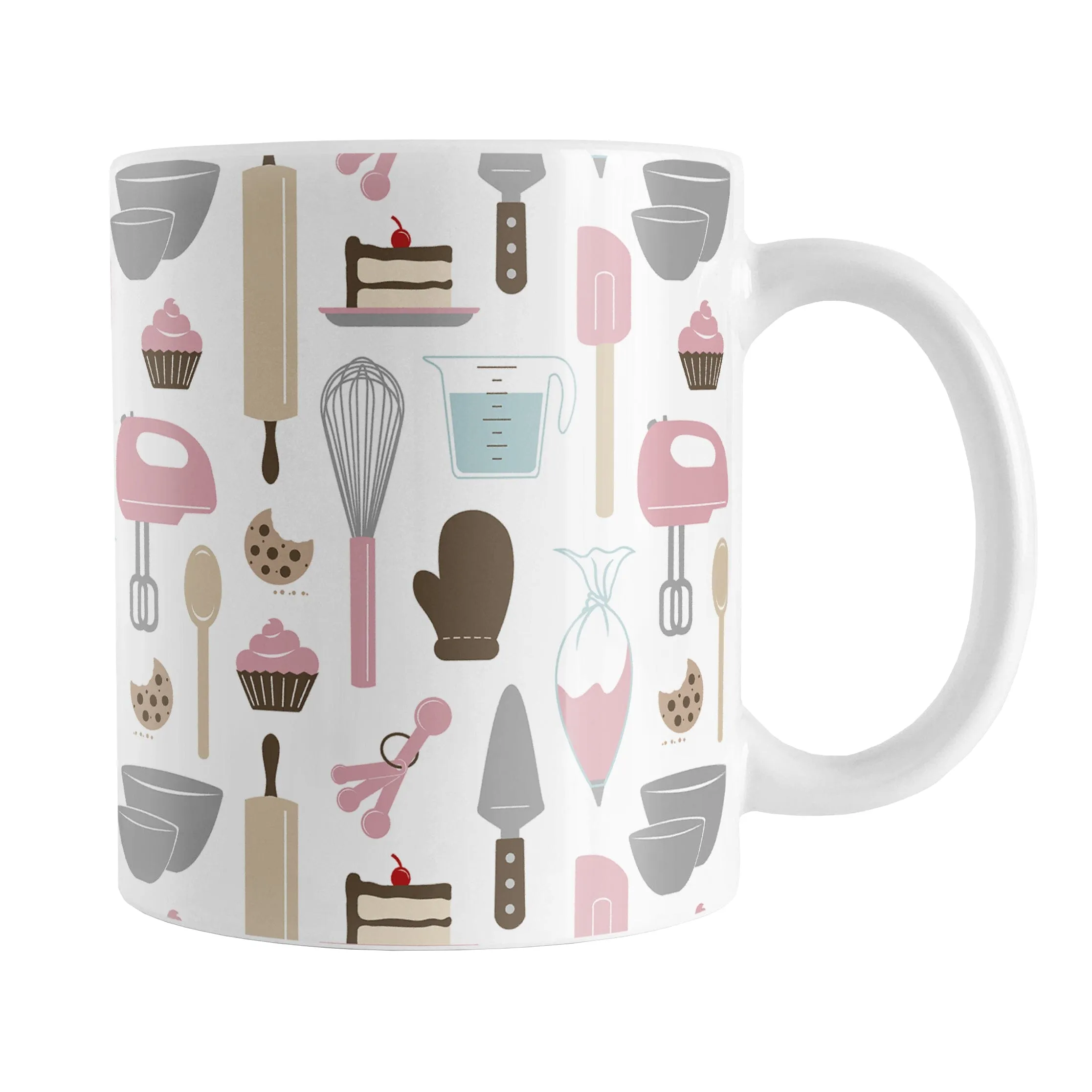 Pink Baking Pattern Mug