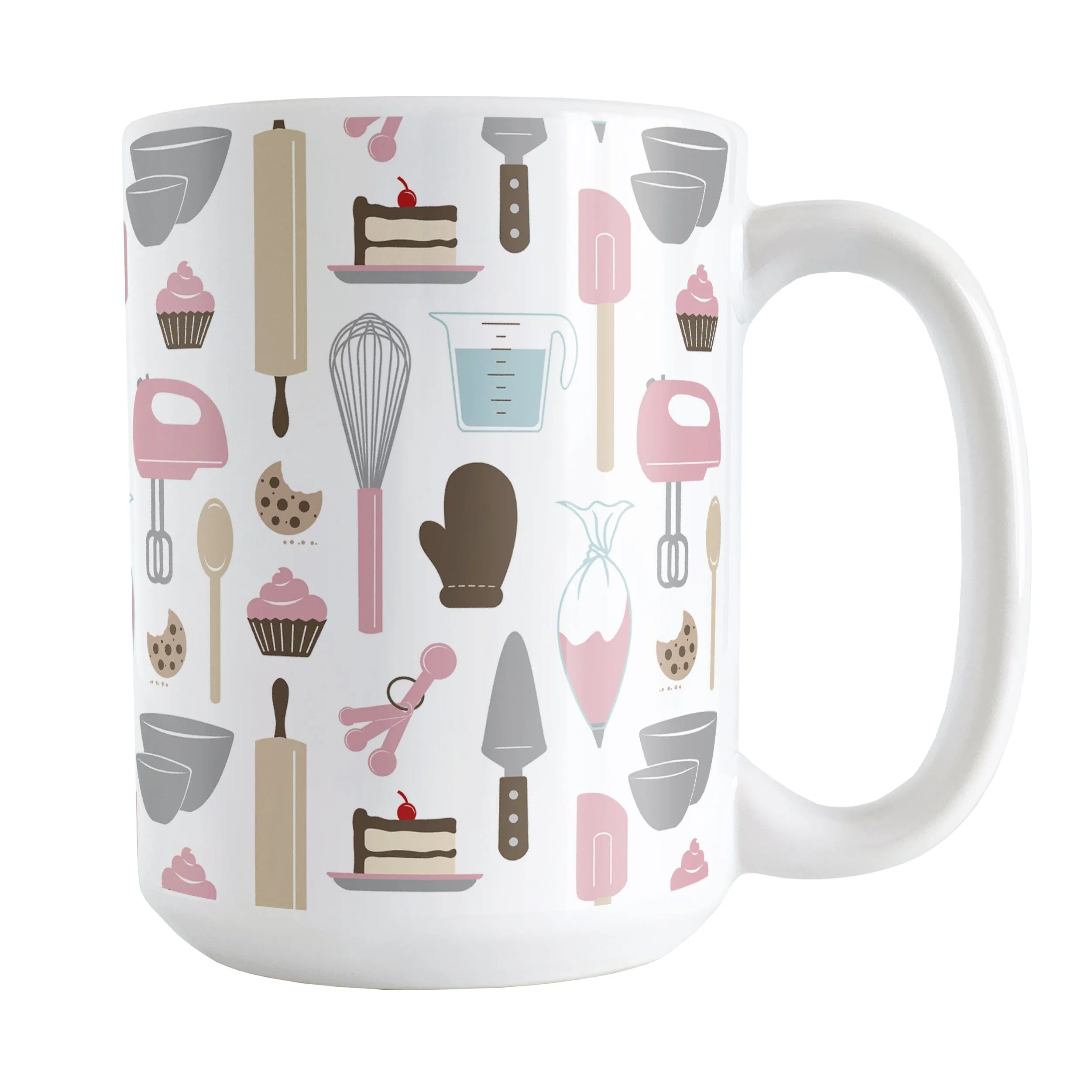 Pink Baking Pattern Mug