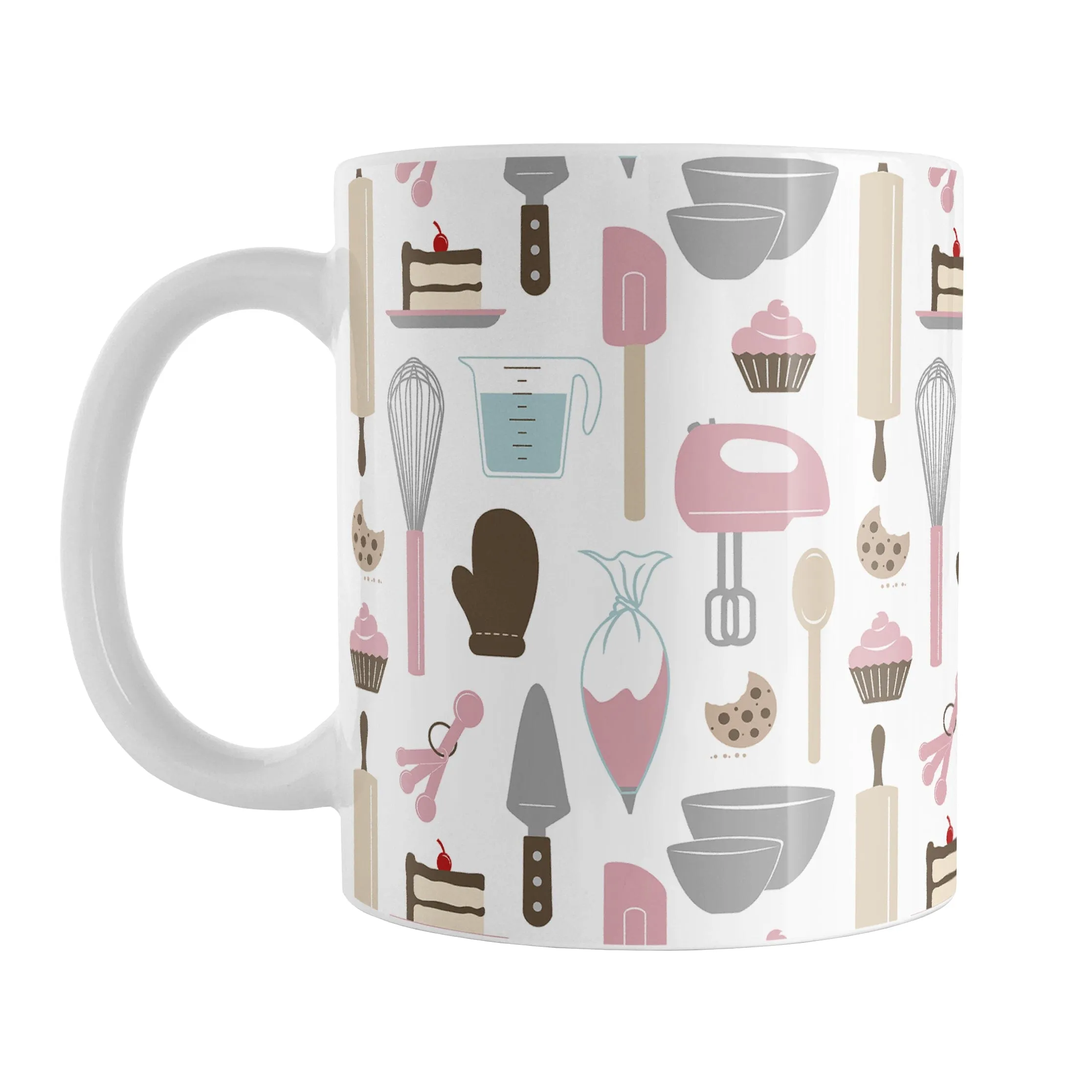 Pink Baking Pattern Mug