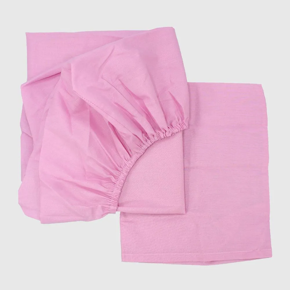 Pink Bed Sheet Set