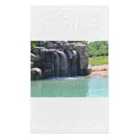 Rock Waterfall Rally Towel, 11x18