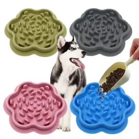 Silicone Pet Licking Pad – Slow Food Non-Slip Placemat for Cats & Dogs, Pet Bowl Alternative