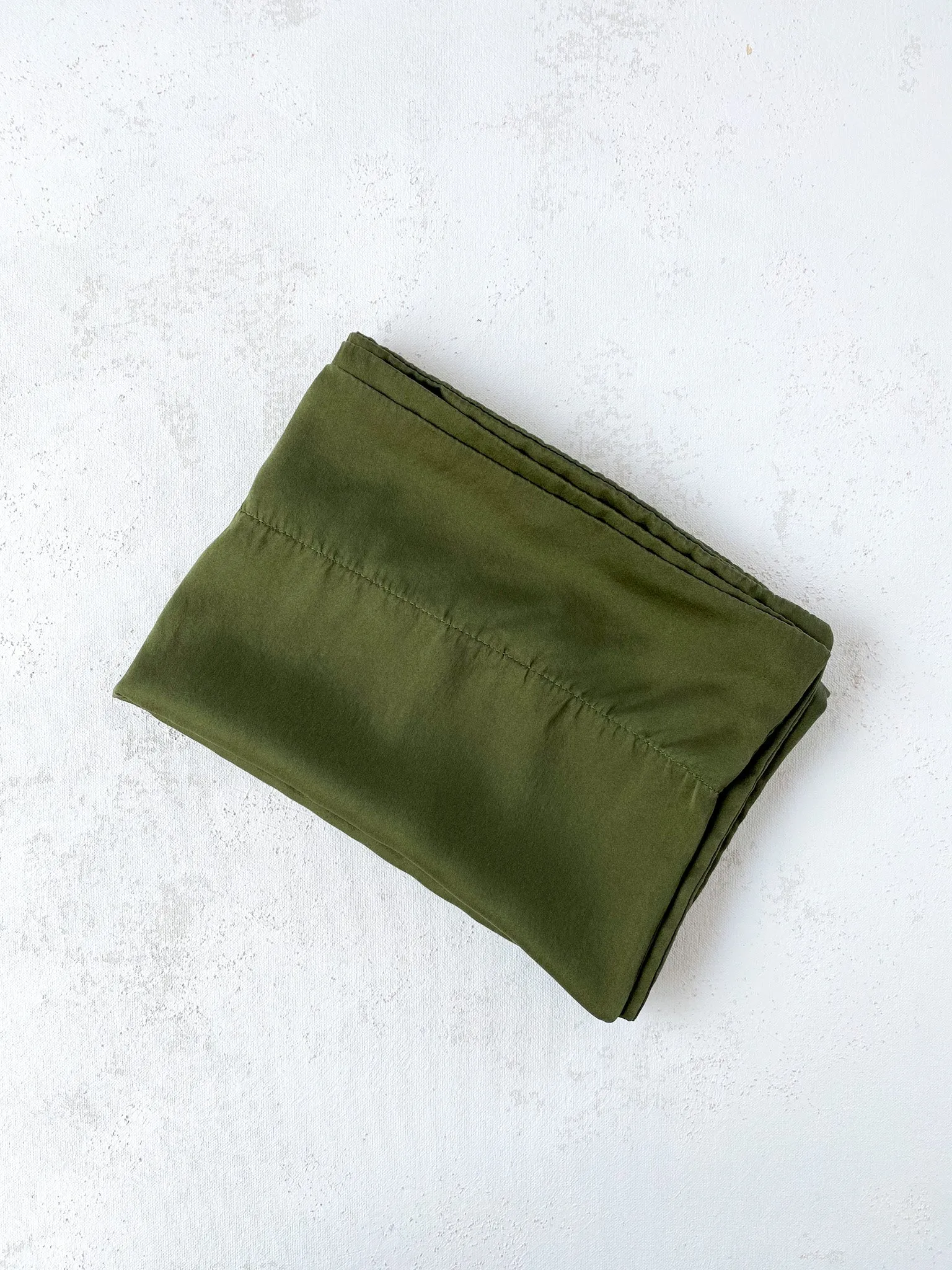 Silk Pillowcase in Olive