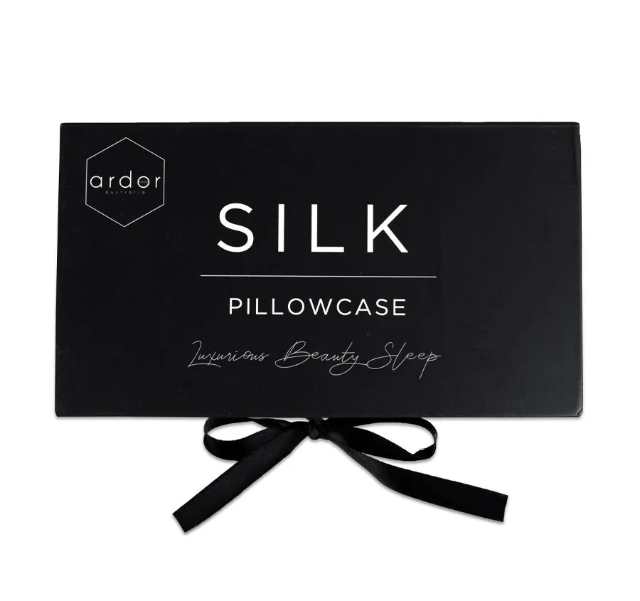 Silk Standard Pillowcase Silver Nights