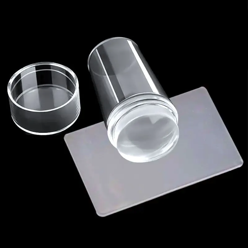 Stamper & Scraper (Clear - Diameter 2.8cm)