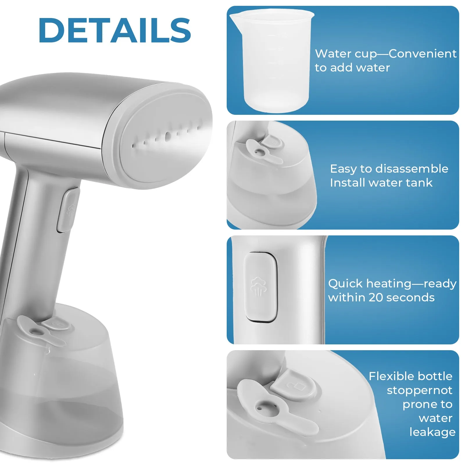 STEAMIT Portable Handheld Clothes Steamer