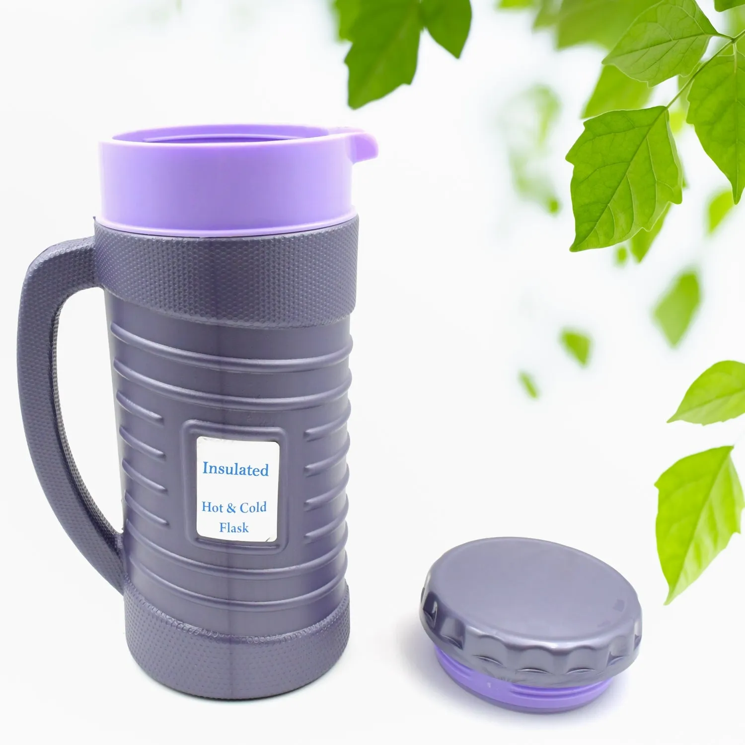 Thermos Insulated Flask or hot Kettle,  Plastic innner Steel, Insulated Tea Kettle Hot and Cold Premium Tea Kettle Kettle | Easy to Carry | Leak Proof | Tea Jug | Coffee Jug | Water Jug | Hot Beverag (1200 Ml, 1700ML )