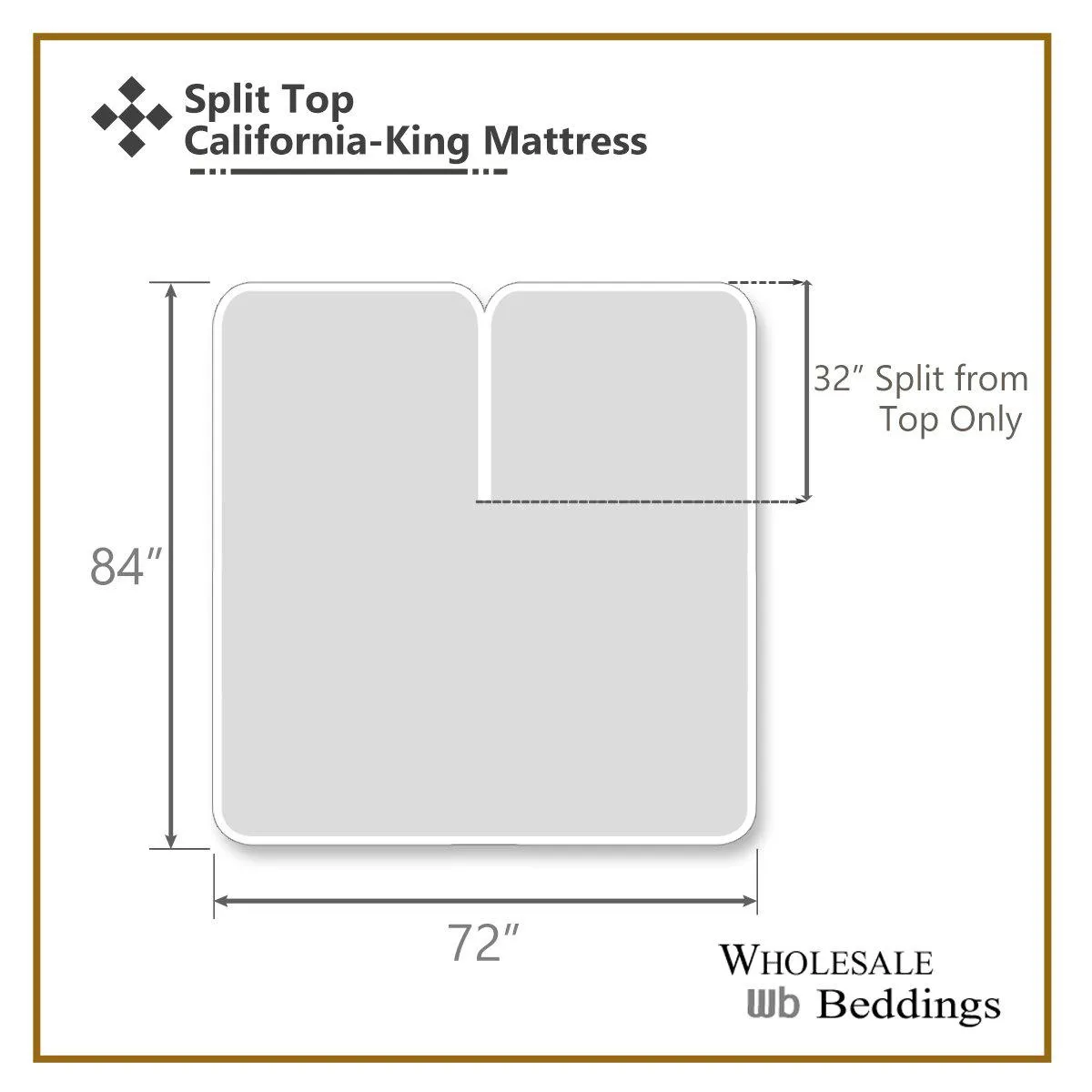 Top Split California King Plush 2 Inches Mattress Pad Down Alternative Anchor Bands