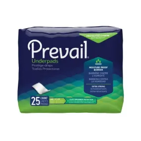 Underpad Prevail® 23 X 36 Inch Disposable Fluff Light Absorbency