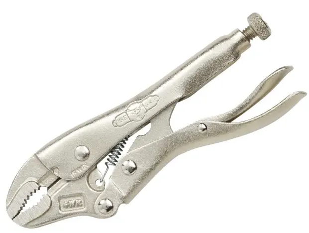 Visegrip VIS4WRC 4" Curved Jaw Locking Pliers With Wire Cutter