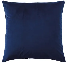 Vivid Coordinates Velvet European Pillowcase Indigo