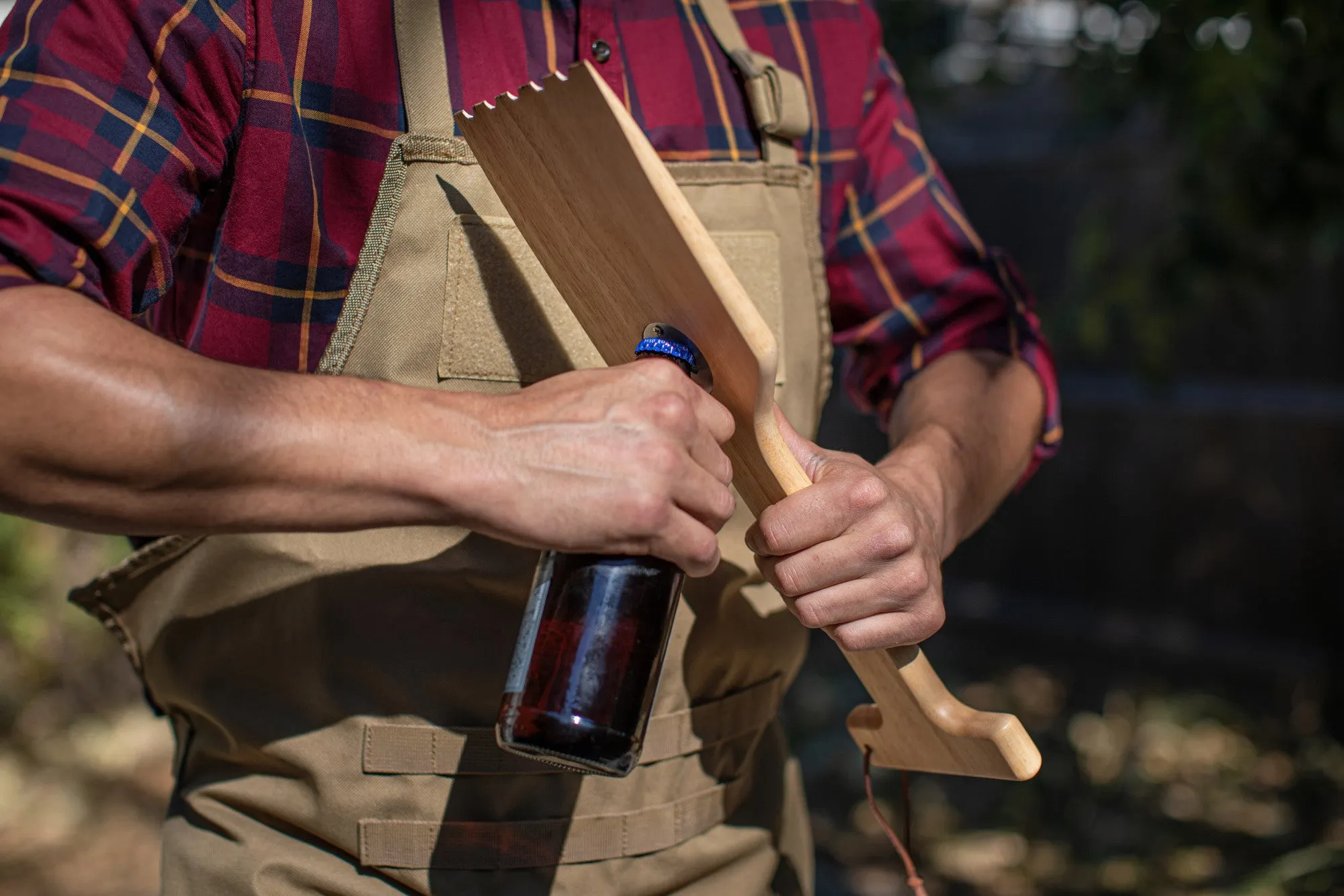 Winnipeg Jets - Hardwood BBQ Grill Scraper with Bottle Opener