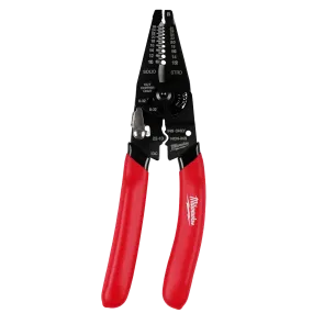 Wire Stripper/Cutter - Milwaukee 10-28 AWG Multi-Purpose Dipped Grip Wire Stripper & Cutter w/ Reinforced Head, 48-22-3052