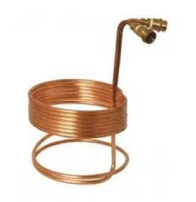 Wort Chiller - 25 ft x 3/8" With Brass Fittings